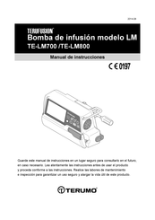 Terumo TERUFUSION TE-LM800 Manual De Instrucciones