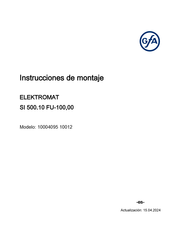 GFA ELEKTROMATEN 10004095 10012 Instrucciones De Montaje