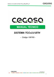 Cegasa 109765 Manual Tecnico