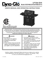 Dyna-Glo DGP480CSP-D Manual Del Usuario E Instrucciones