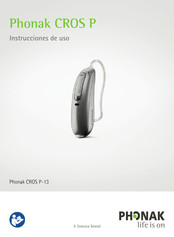 Sonova Phonak CROS P-13 Instrucciones De Uso