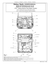 Halsey Taylor Barrier-Free HTVD 2C Serie Manual Del Propietário