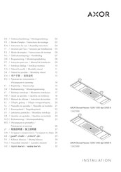 Axor ShowerHeaven 1200/300 4jet 3500 K 1062800 Serie Modo De Empleo/Instrucciones De Montaje