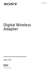 Sony DWA-F03D Instrucciones De Funcionamiento