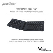 perixx PERIBOARD-805 ergo Manual De Instrucciones