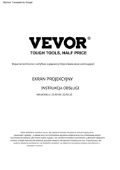 VEVOR ZG-PJ120 Manual De Usuario