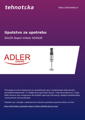 Adler europe AD 4628 Manual De Uso