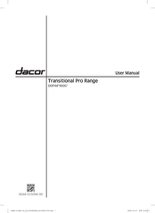 Dacor Transitional Pro DOP48 960G Serie Manual Del Usuario