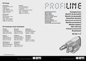 BTI PROFILINE SH 11 E Manual Original