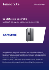 Samsung RS65DG5403S9EO Manual De Instrucciones