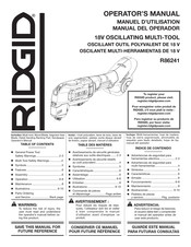 RIDGID R86241 Manual Del Operador