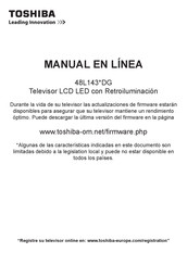 Toshiba 48L143 DG Serie Manual En Linea