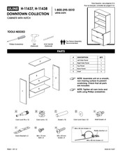 Uline DOWNTOWN H-11437 Instrucciones De Montaje