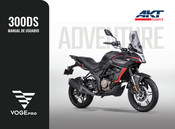 AKT Motos VOGE Pro 300DS Manual De Usuario