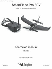 TobyRich SmartPlane Pro FPV Operación Manual