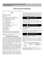 Carrier CVH8 Instrucciones De Instalación