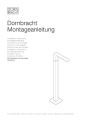 Dornbracht 13 672 780-FF Instrucciones De Montaje