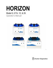 Drucker Diagnostics HORIZON 6FA Manual Del Operador