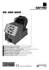 Saf-Fro DV 400 WKS Manual De Utilización Y Mantenimiento