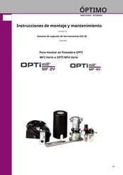 OPTIMO Opti Mill MF4V Instrucciones De Montaje Y Mantenimiento