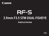 Canon RF-S Instrucciones