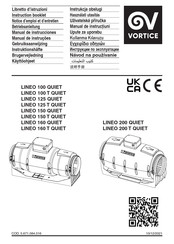 Vortice LINEO 150 QUIET Manual De Instrucciones