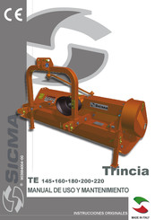 Sicma TE Serie Manual De Uso Y Mantenimiento