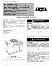 Carrier bryant Legacy 575C B Serie Instrucciones De Instalación