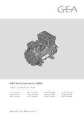 GEA Bock HG22e/160-4 Instrucciones De Montaje