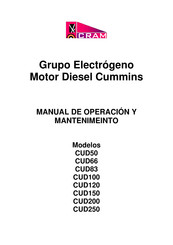 CRAM CUD150 Manual De Operación Y Mantenimeinto