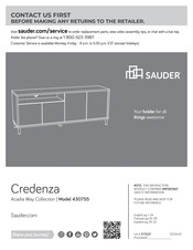 Sauder Acadia Way 430755 Instrucciones De Ensamblaje