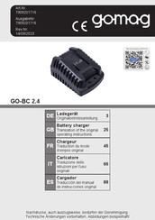 gomag 7909201716 Traducción Del Manual De Instrucción Original