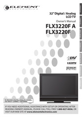 Element Electronics FLX3220F Manual Del Usuario