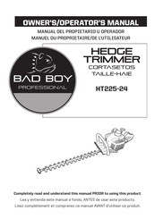 Bad Boy HT225-24 Manual Del Propietario U Operador