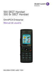 Alcatel-Lucent Enterprise 500 Ex DECT Manual De Usuario