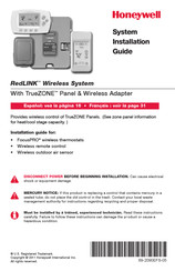 Honeywell RedLink THM4000R1000 Garantía Y Guía De Instalación Del Sistema