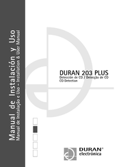 Duran Electronica 203 Plus Manual De Instalacion Y Uso