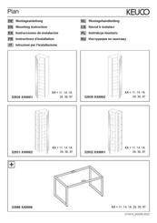 KEUCO Plan 32931 0002 Serie Instrucciones De Instalación