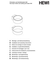 Hewi 900.90.00160 Instrucciones De Instalación Y Funcionamiento