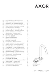 Axor Citterio M 34132 Serie Modo De Empleo/Instrucciones De Montaje