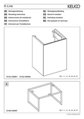 KEUCO X-Line 33198 300007 Instrucciones De Instalación