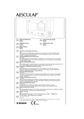 Aesculap Flow 50 Instrucciones De Manejo