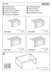 KEUCO X-Line 33198 0005 Serie Instrucciones De Instalación