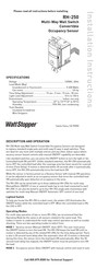 wattstopper RH-250 Manual De Instrucciones