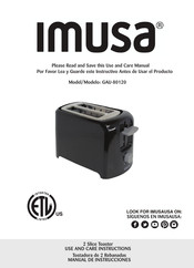 Imusa GAU-80120 Manual De Instrucciones