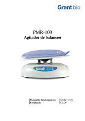 Grant bio PMR-100 Manual De Funcionamiento