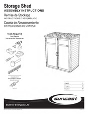 Suncast BMS6225 Instrucciones De Montaje