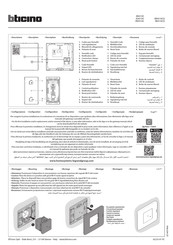 Bticino JB4510C Manual