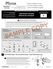 Pfister Hanover F-531-4HNY Guía De Instalación Rápida