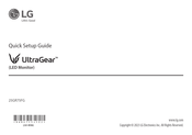 LG UltraGear 25GR75FG-B Guia De Inicio Rapido